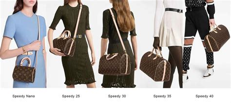 louis vuitton bag size guide|louis vuitton speedy sizes.